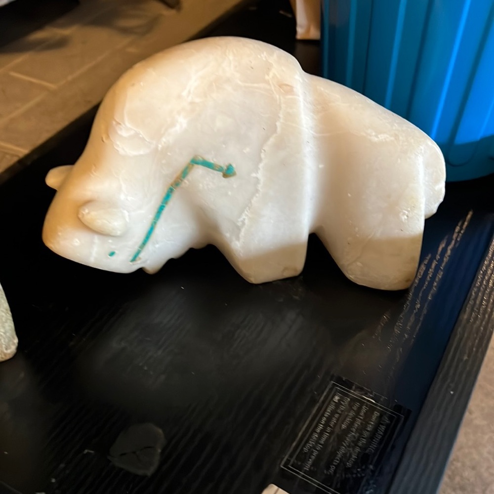 Native American art buffalo!